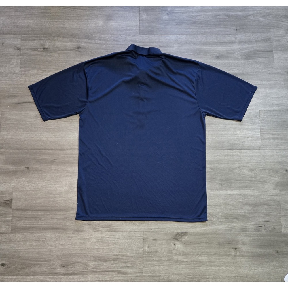 Collars and Co Dress Collar Polo Men's 2XL Blue Short Sleeve Shirt Performance - Picture 2 of 12